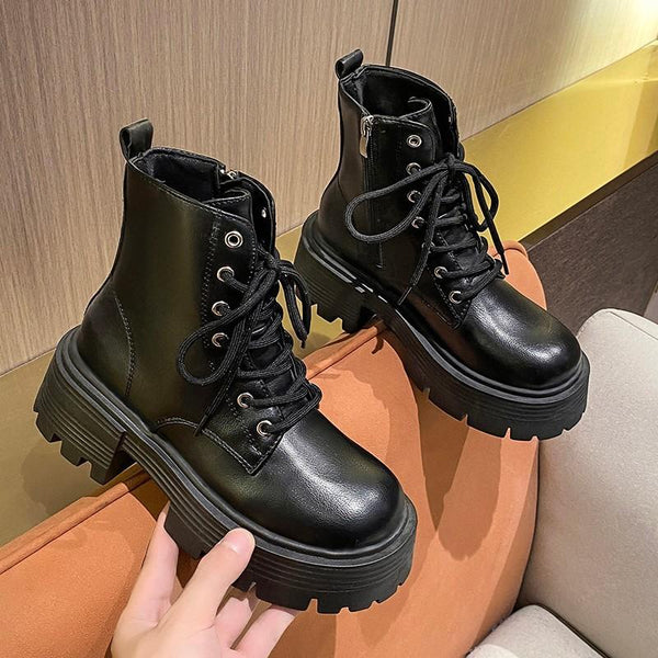 Fall Platform Combat Boots