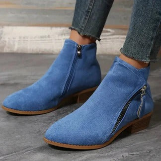 Suede Ankle Boots For Fall Wear