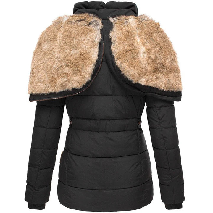 Faux Fur Trimmed Puffer Jacket