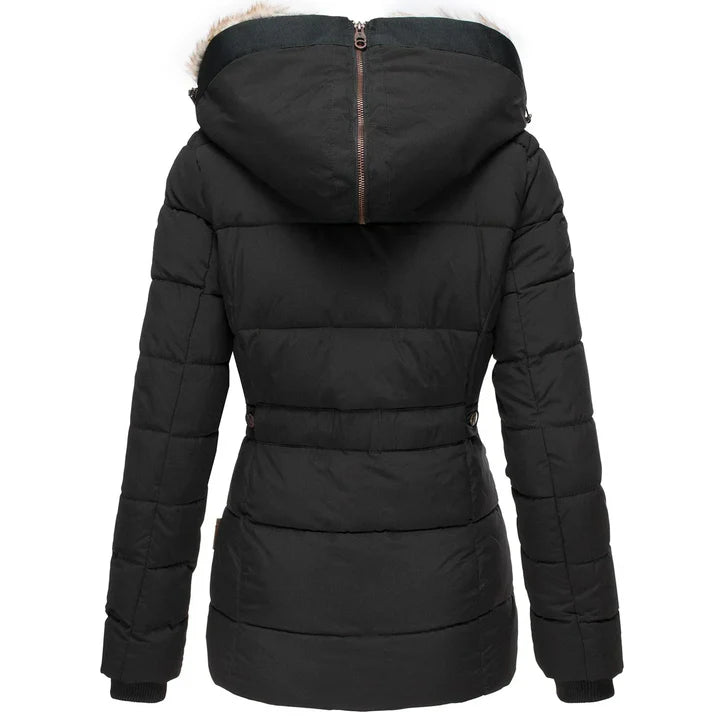 Faux Fur Trimmed Puffer Jacket
