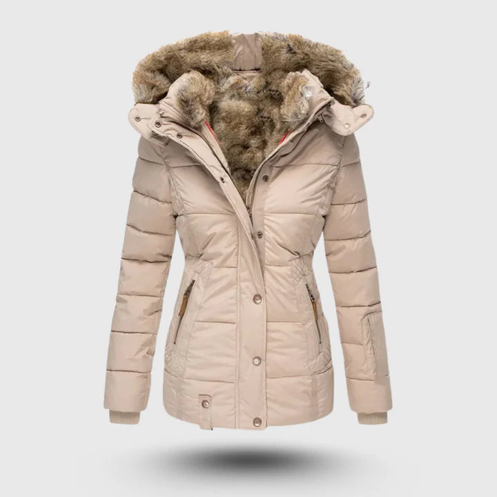 Faux Fur Trimmed Puffer Jacket