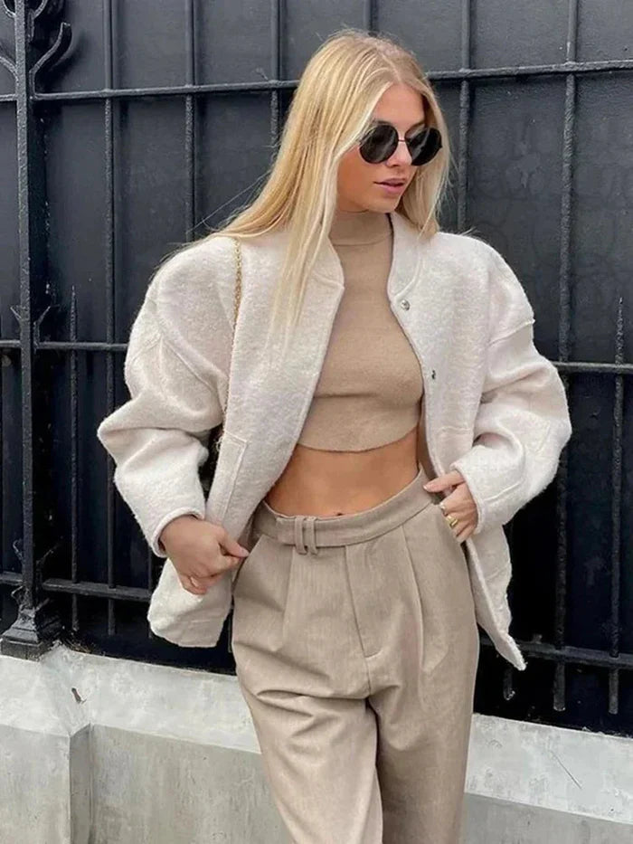Oversized Button-Up Jacket