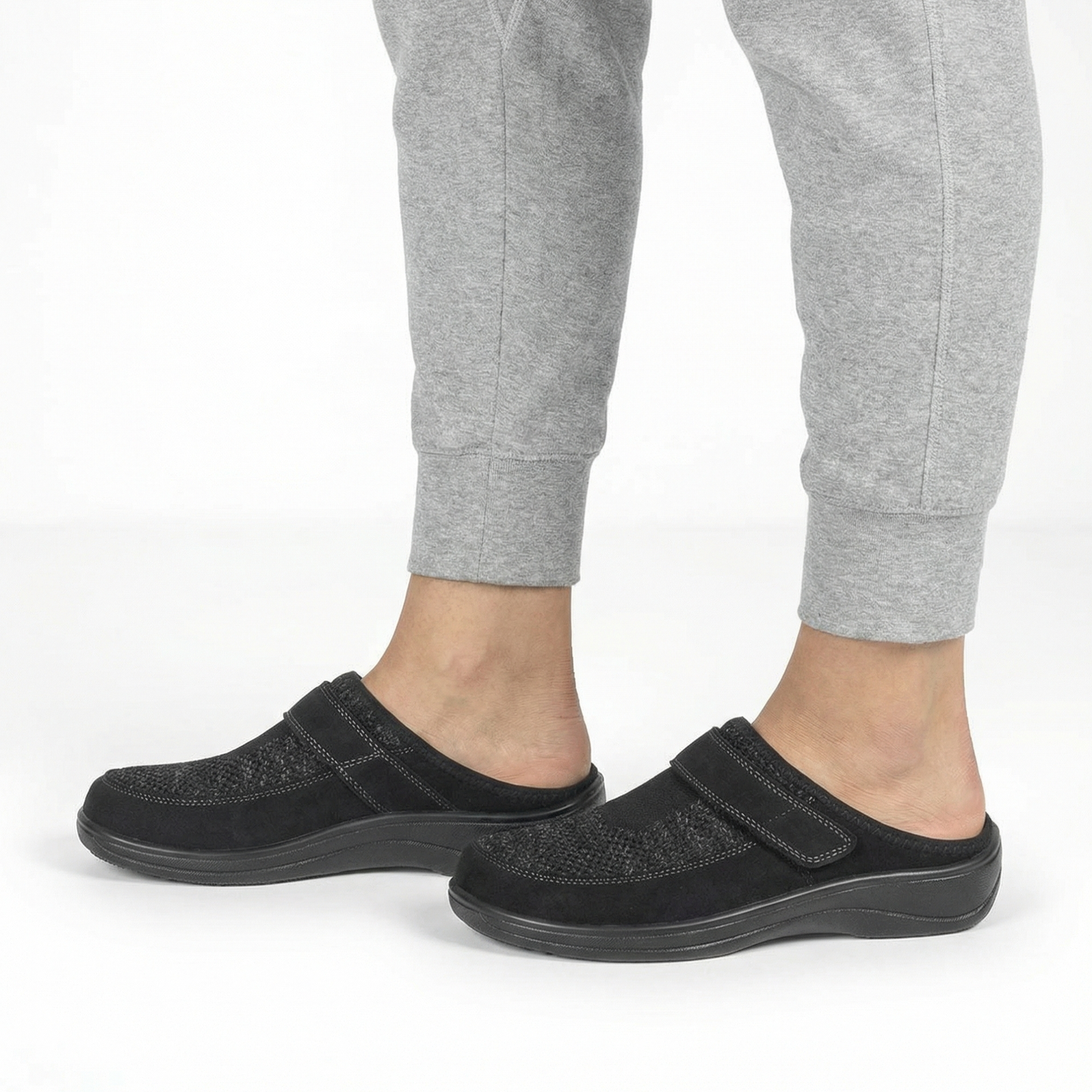 Orthopedic Comfort Clogs - Wide Toe Box, Adjustable Strap, Cushioned Arch Support