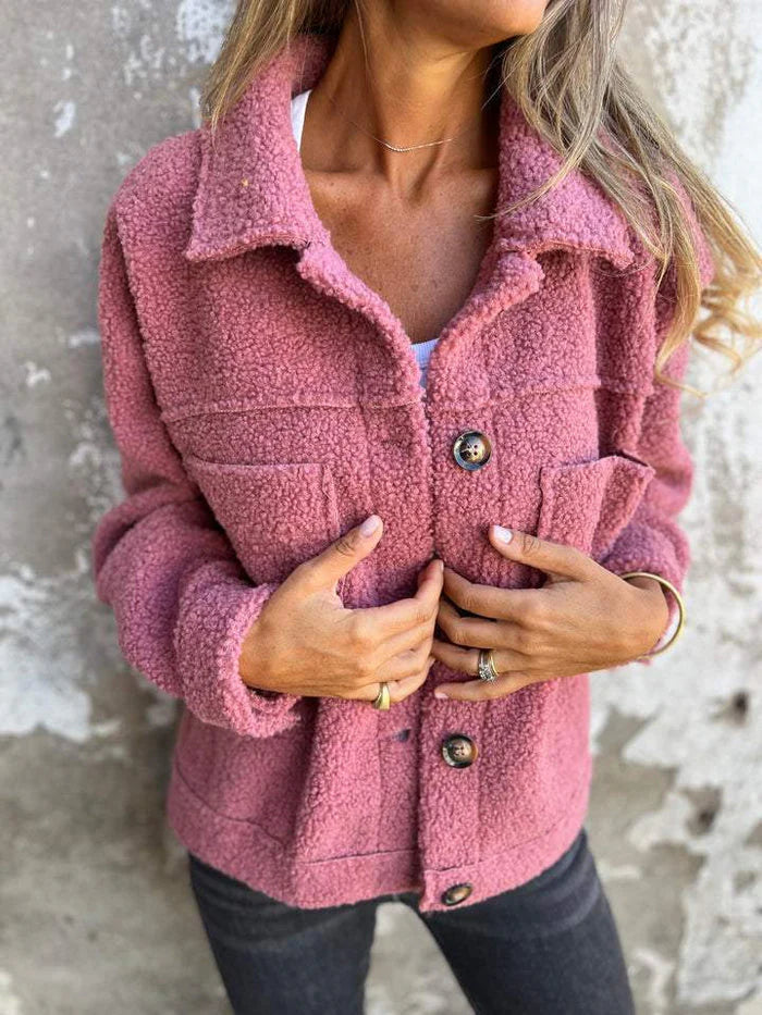Sherpa Button Jacket