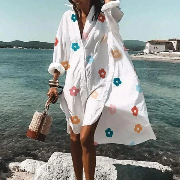 Oversized Shirt Dress
