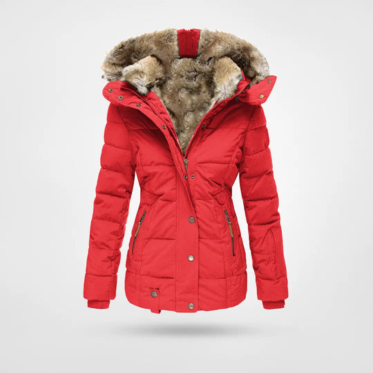 Fall Fur-Lined Puffer Jacket