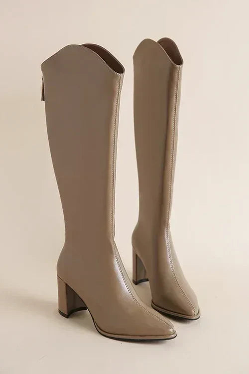 Fall High Block-Heel Boots