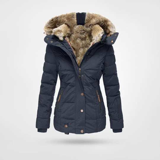 Fall Fur-Lined Puffer Jacket