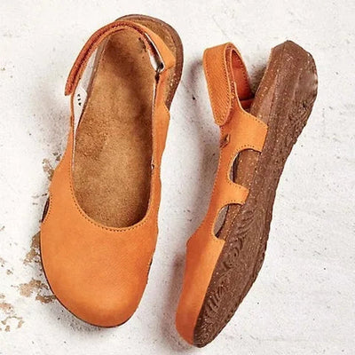 Cutout Slingback Flats