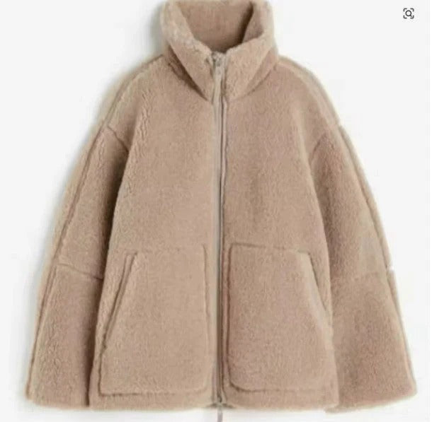 Zip-Up Teddy Jacket