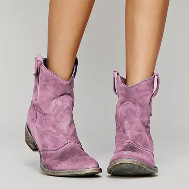 Fall Western Ankle Boots