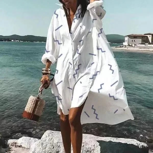 Oversized Shirt Dress