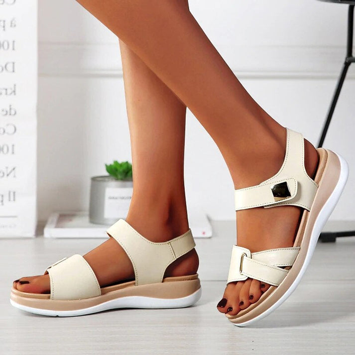 Double-Strap Velcro Sandals