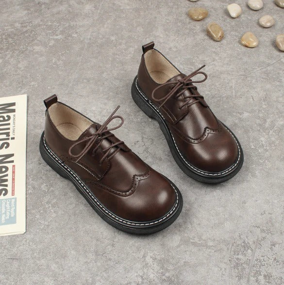 Classic Brown Lace-Up Shoes