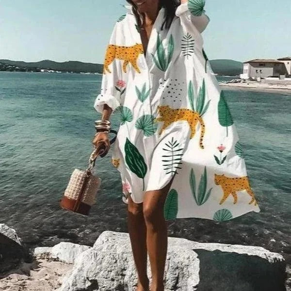Oversized Shirt Dress