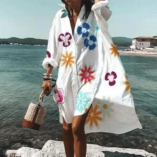 Oversized Shirt Dress
