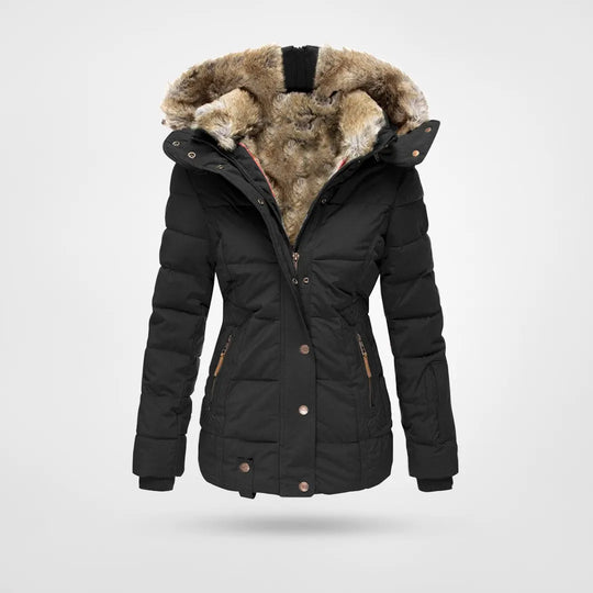 Fall Fur-Lined Puffer Jacket