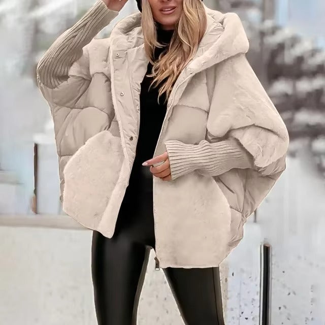 Fall Quilted Hooded Puffer Jacket