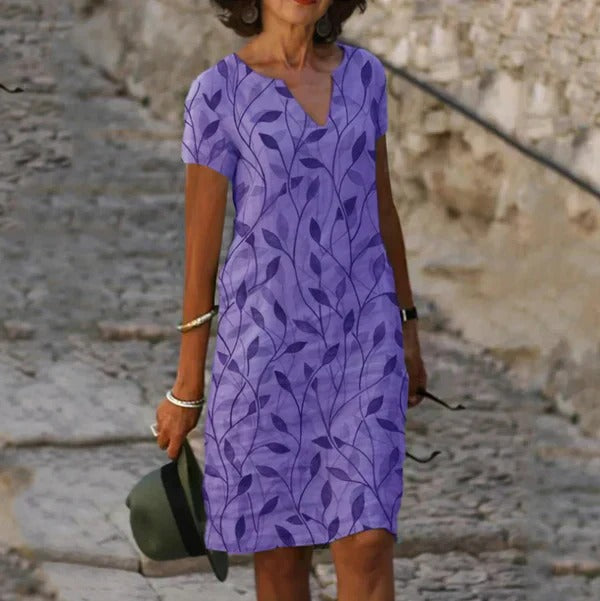 Stylish Summer Dress - Comfortable Fit, Lightweight Fabric