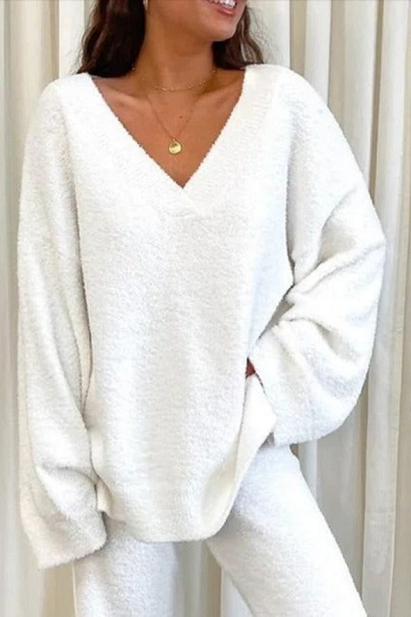 V-Neck Lounge Set