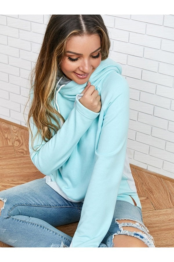 Fall Horizon Two-Tone Hoodie