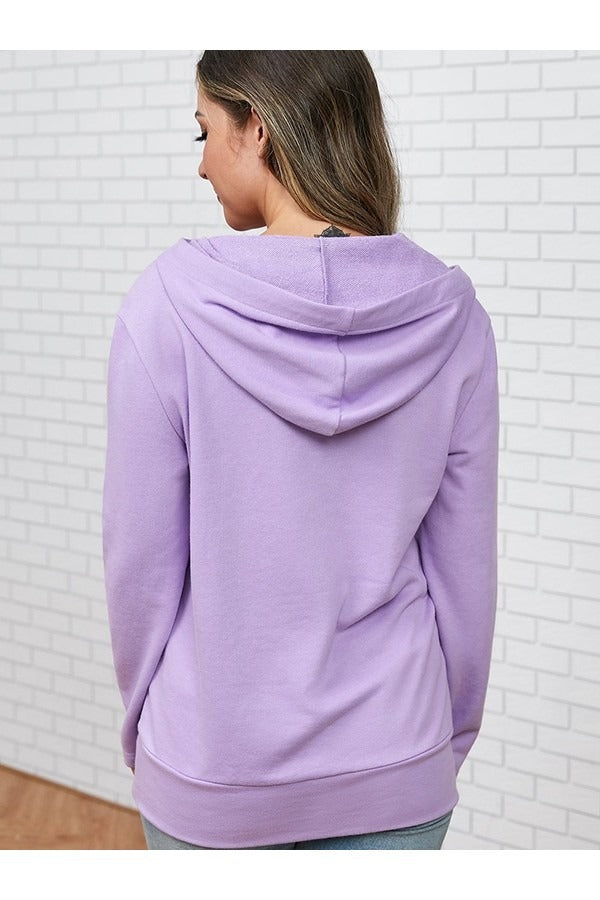 Fall Zip Front Hoodie