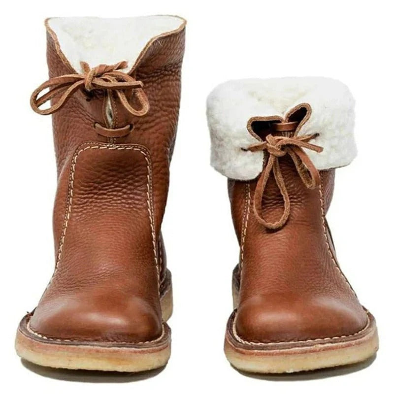 Fall Shearling Mid Boots