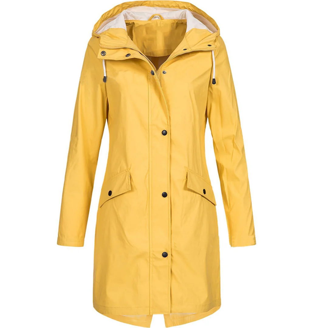 Fall Hooded Long Jacket