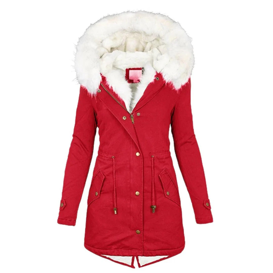 Faux Fur Hooded Parka