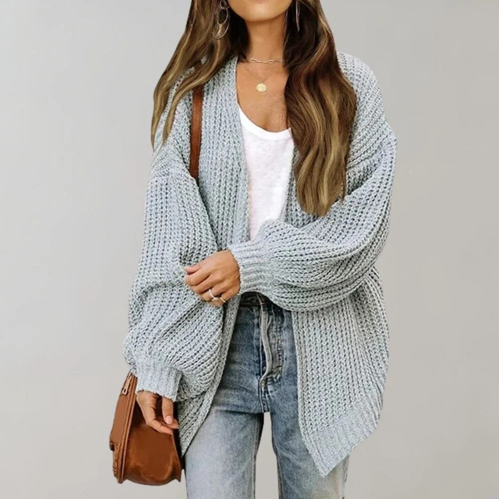 Fall Textured Knit Cardigan