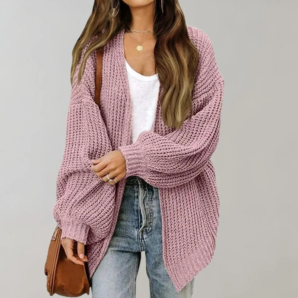 Fall Textured Knit Cardigan