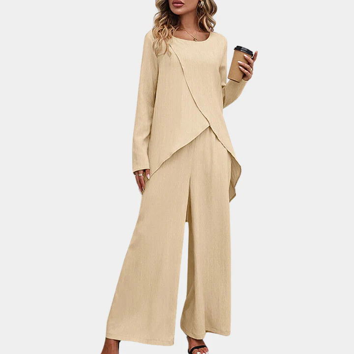 Draped Two-Piece Set