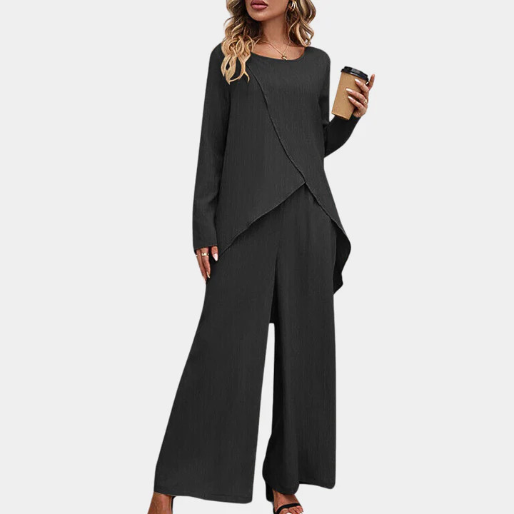 Draped Two-Piece Set