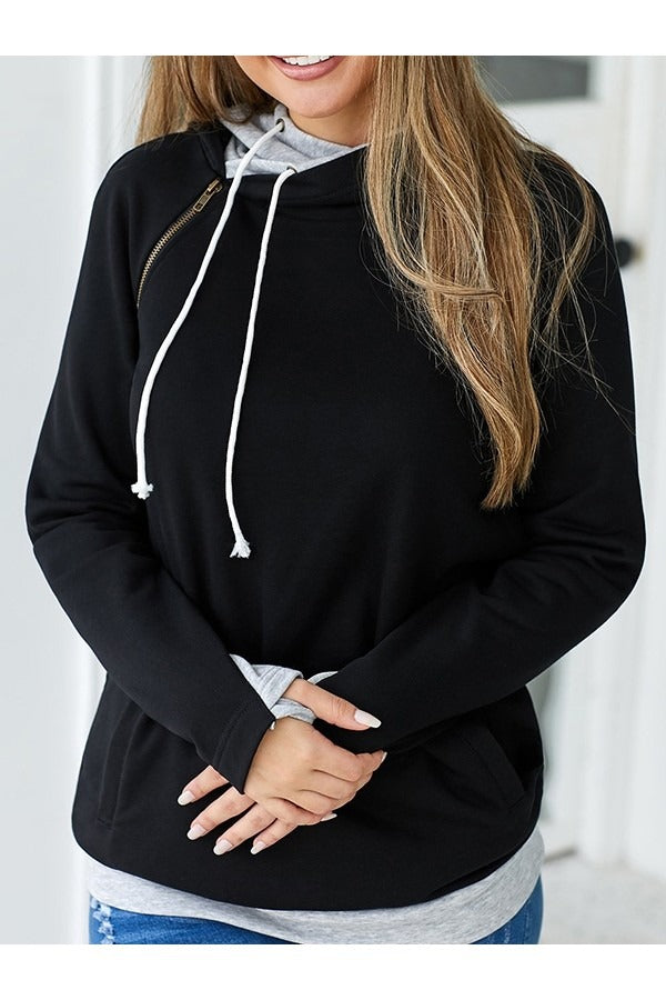 Fall Dual-Tone Hoodie