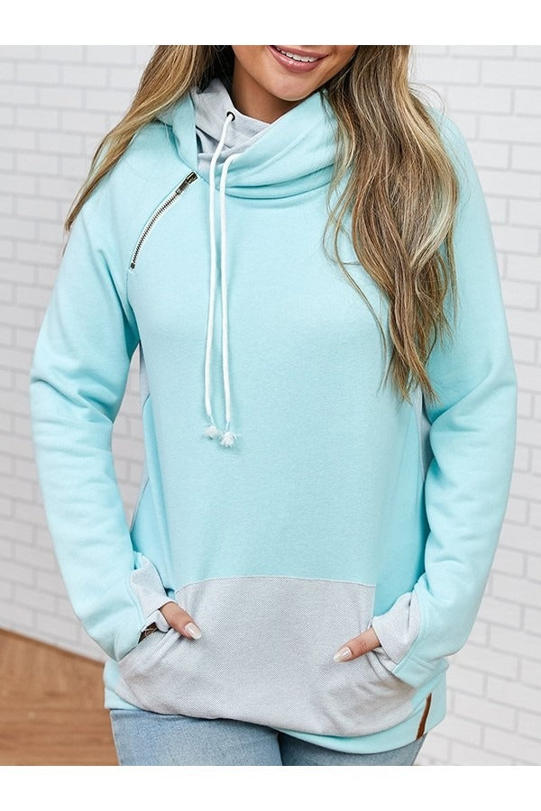 Fall Horizon Two-Tone Hoodie
