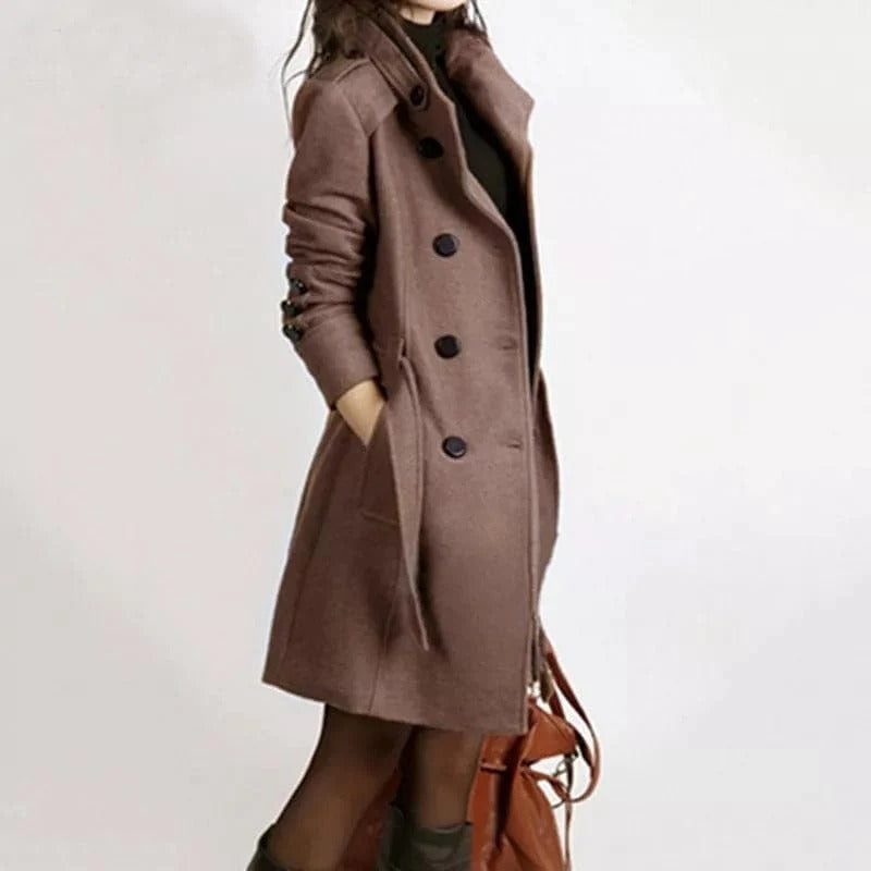 Double-Breasted Tailored Coat