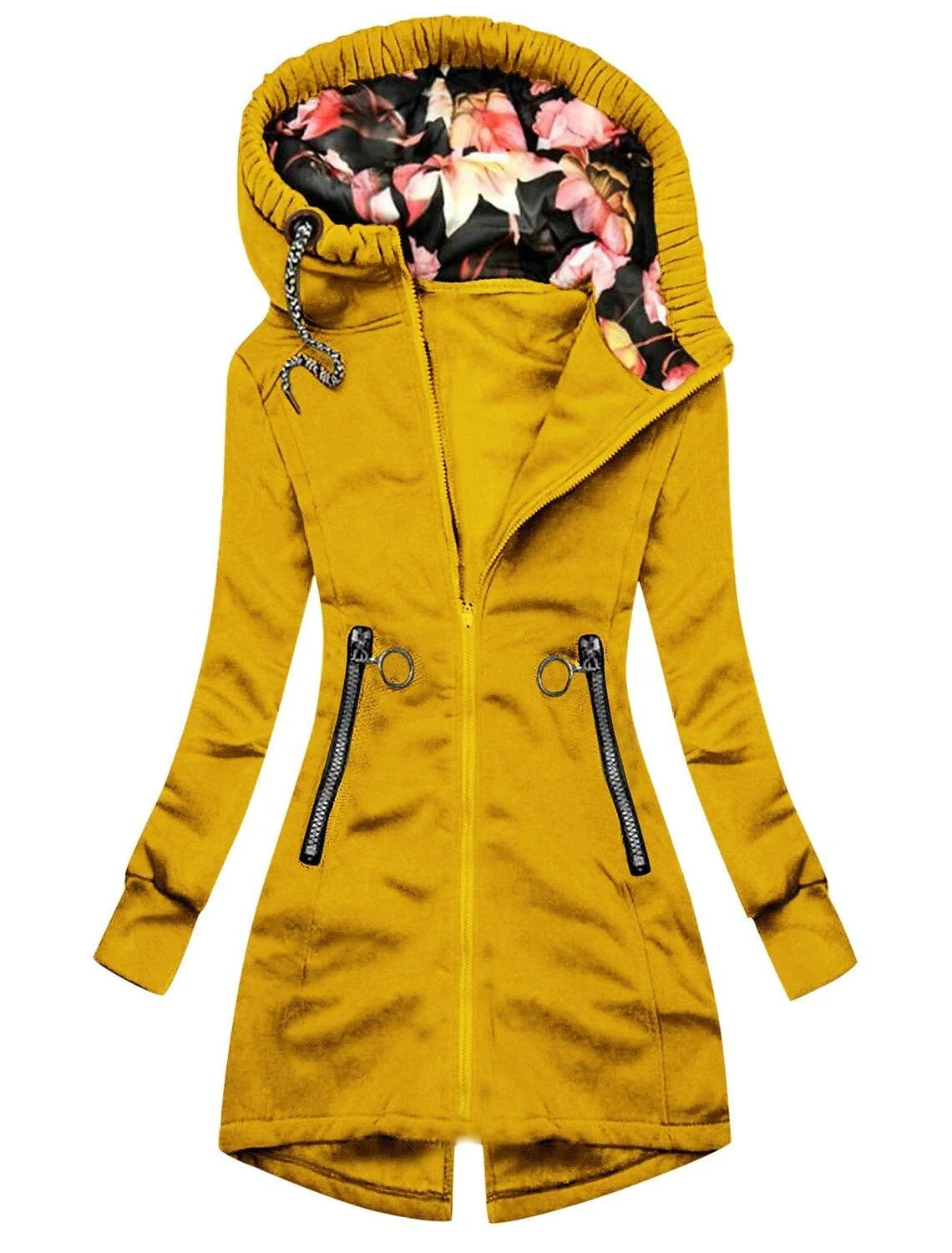 Asymmetrical Zip Hoodie
