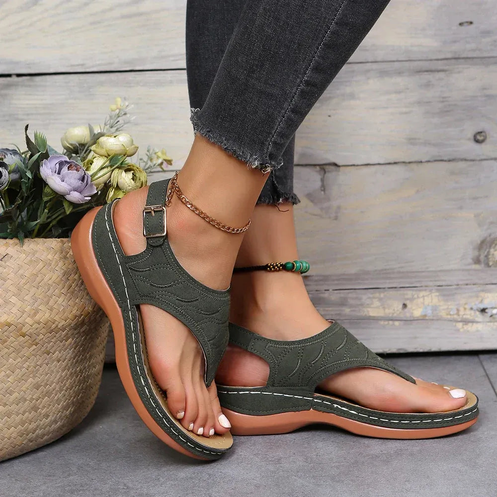 Buckle Strap Toe Sandals