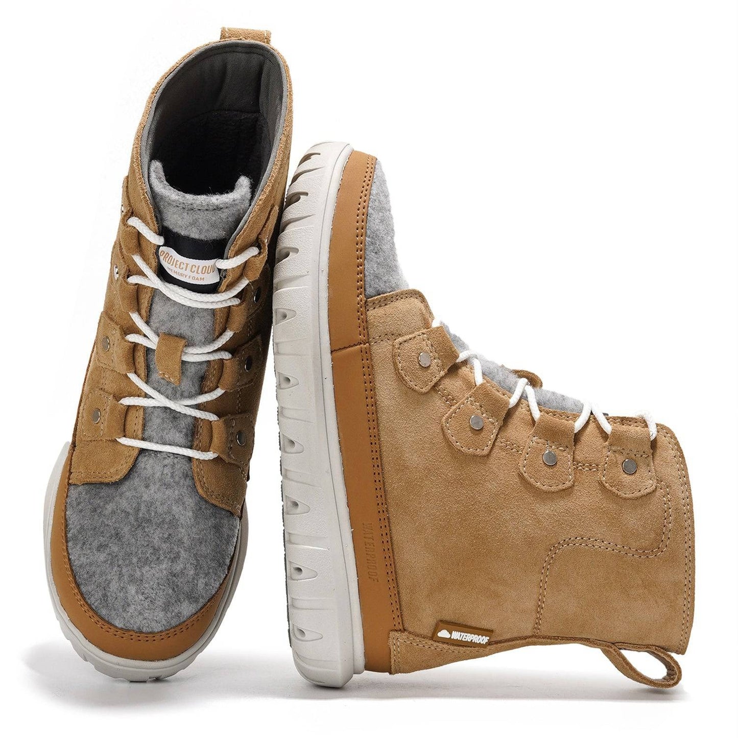Fall Mixed Material Boots