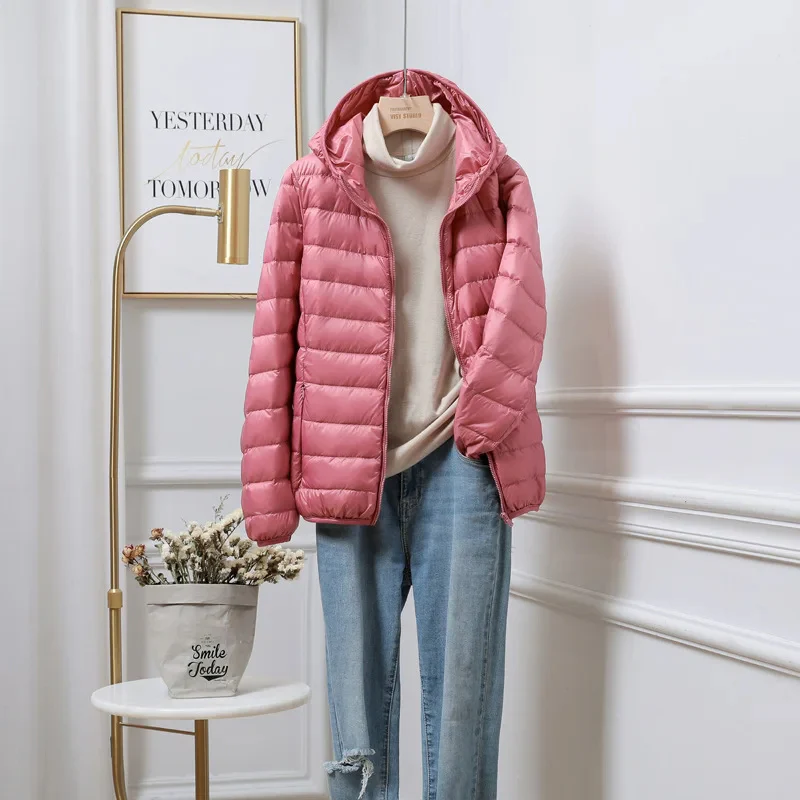 Fall Hooded Baffled Jacket