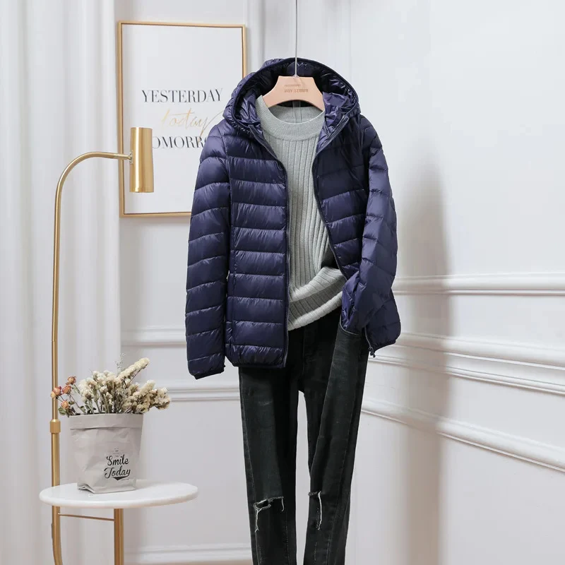 Fall Hooded Baffled Jacket