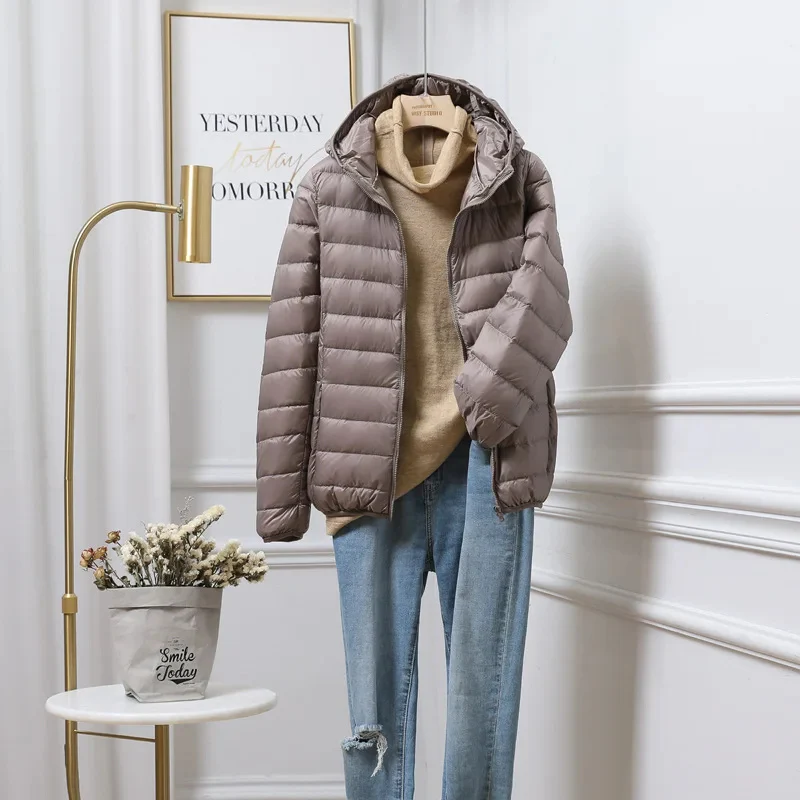 Fall Hooded Baffled Jacket
