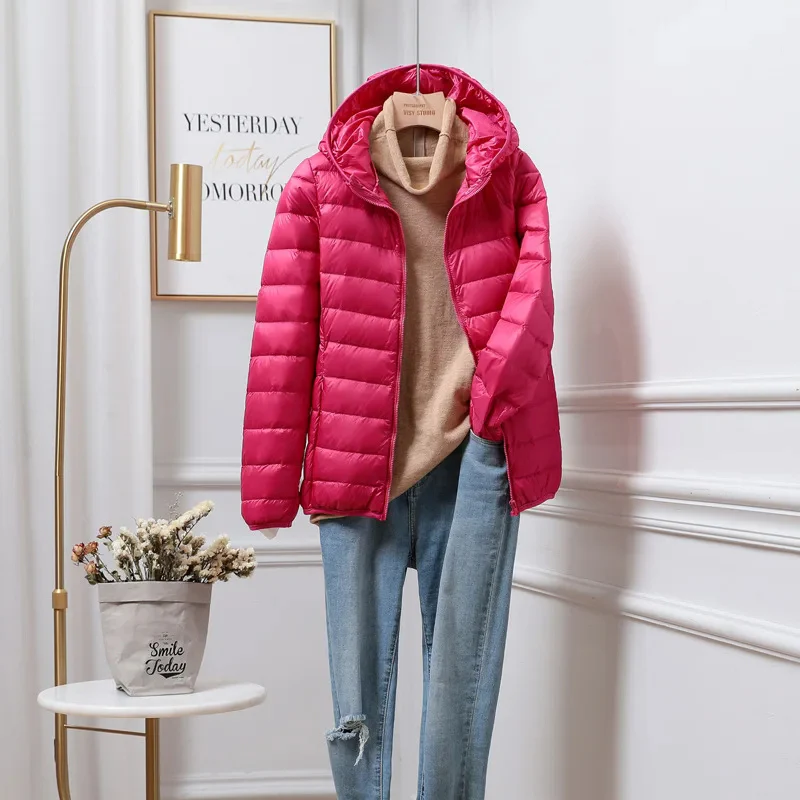 Fall Hooded Baffled Jacket