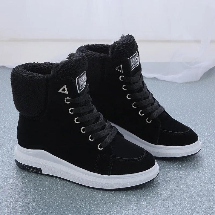 Fall Lace-Up Sneaker Boots