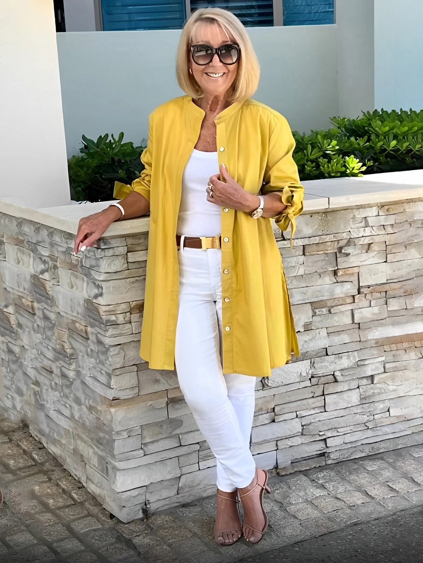 Button-Up Swing Tunic