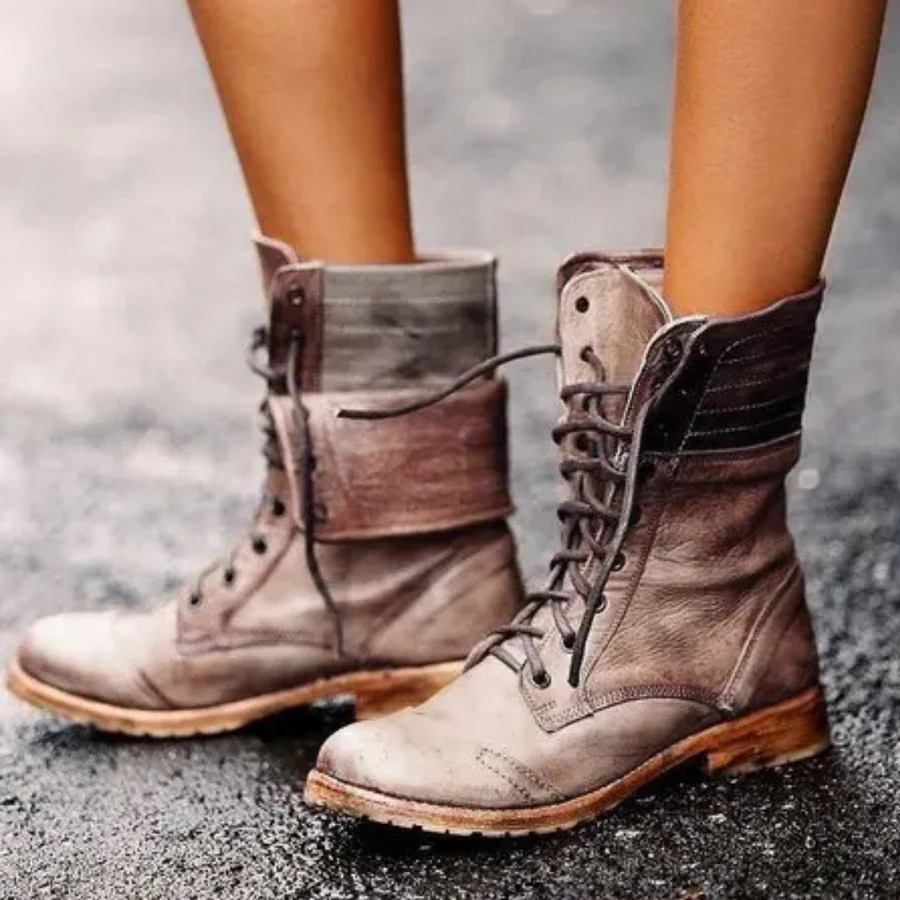 Fall Lace Combat Boots