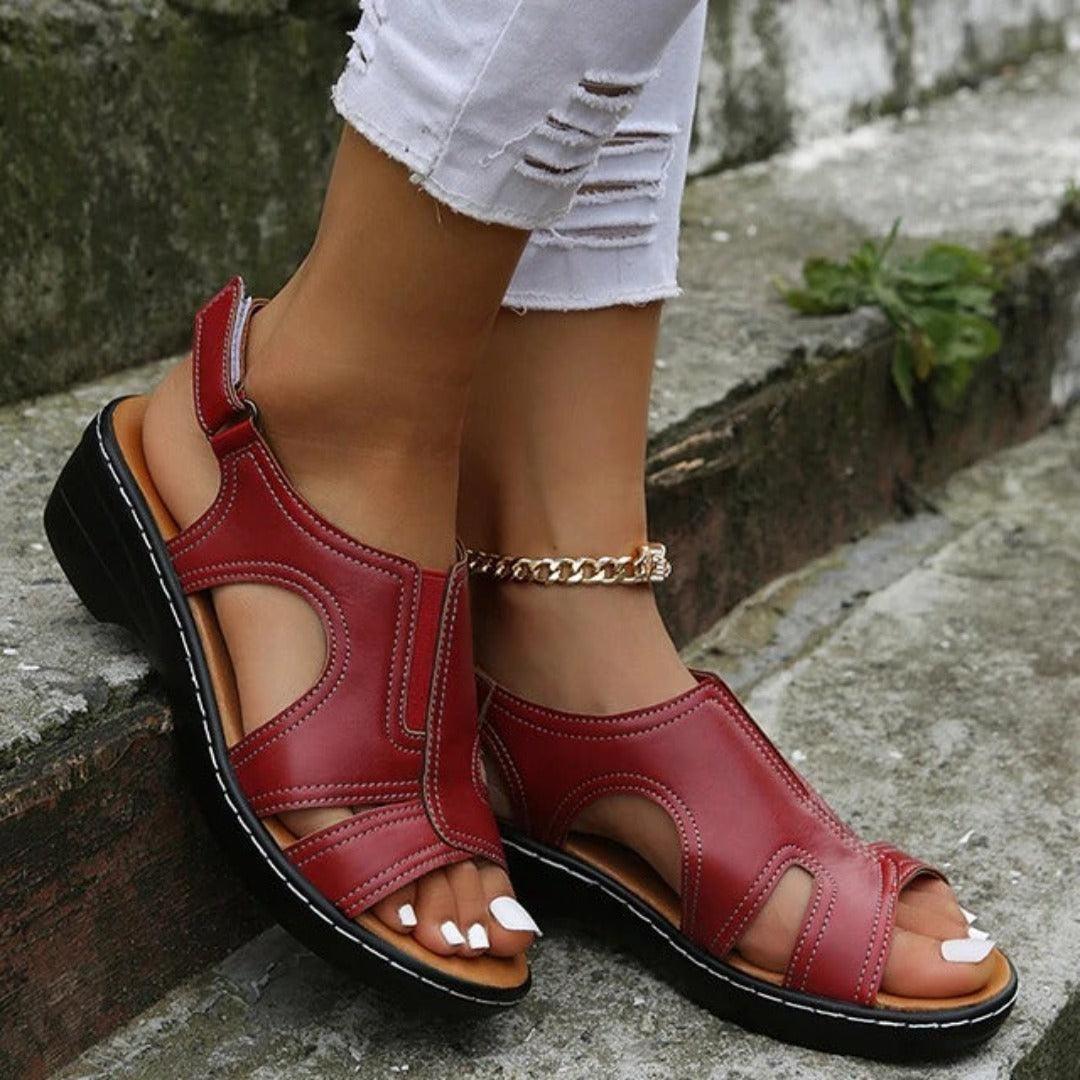 Cutout Slingback Sandals