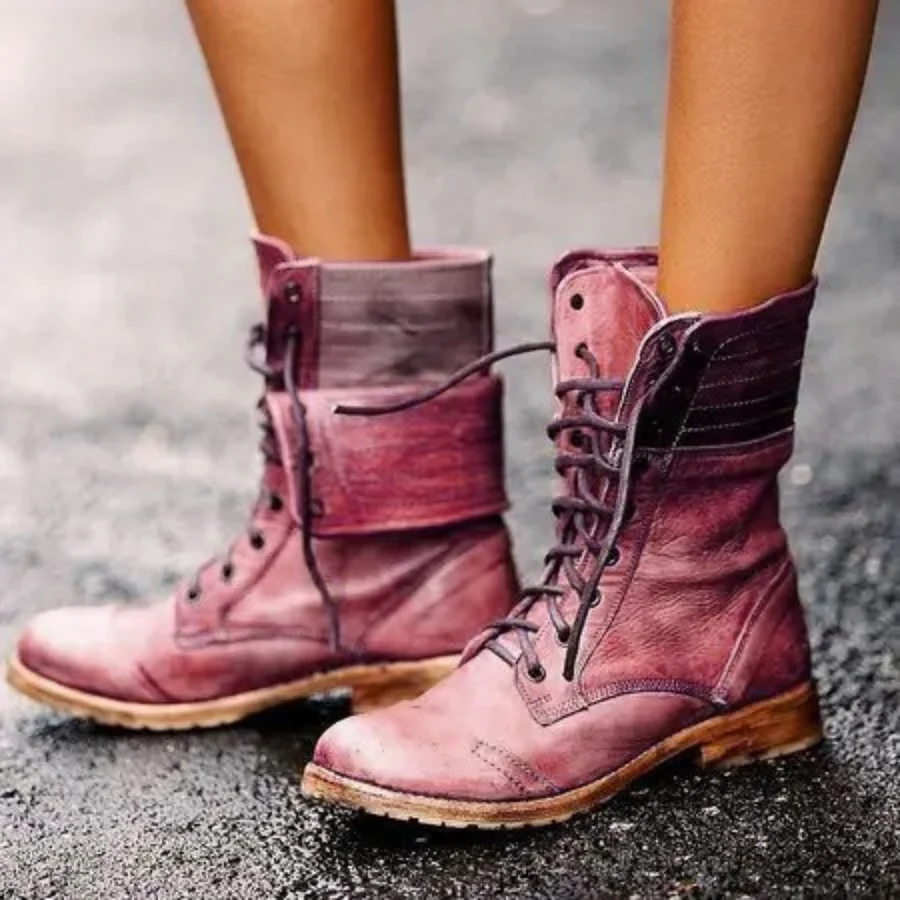 Fall Lace Combat Boots
