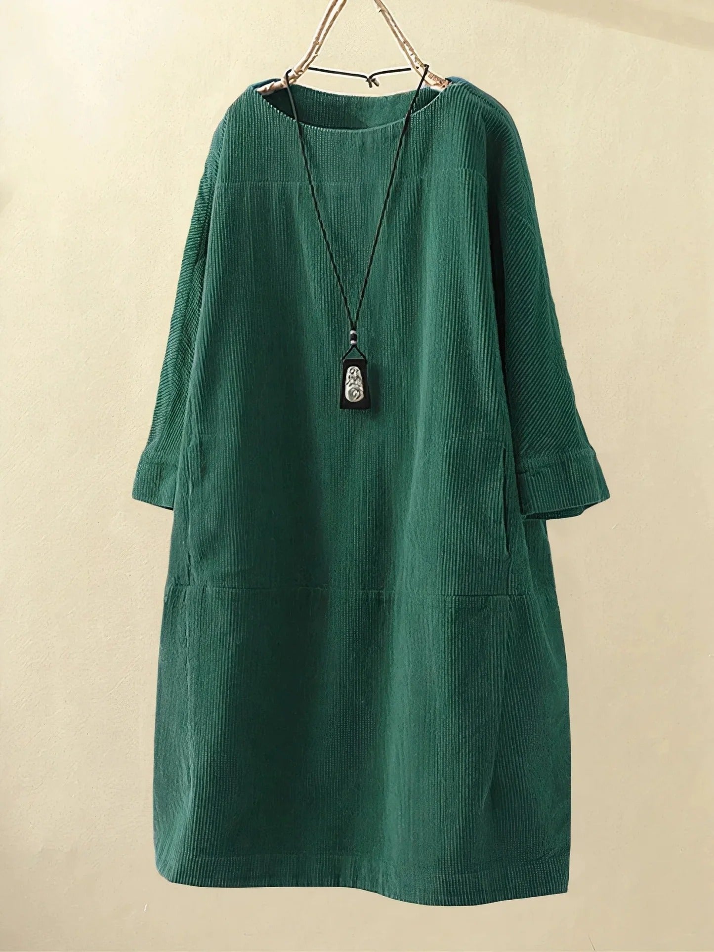 Velda Corduroy Shift Dress