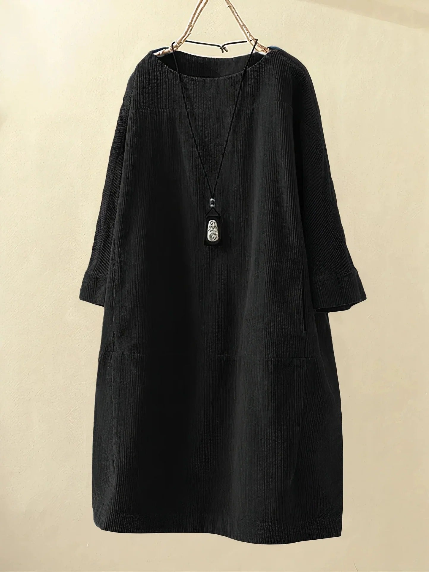 Velda Corduroy Shift Dress